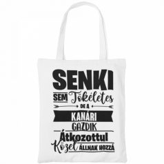 Senki sem tökéletes de a kanari vászontáska
