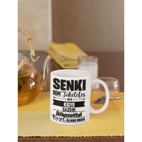 Senki sem tökéletes, de az kígyó gazdik átkozottul közel állnak hozzá bögre