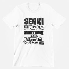   Senki sem tökéletes, de az ló gazdik átkozottul közel állnak hozzá férfi póló