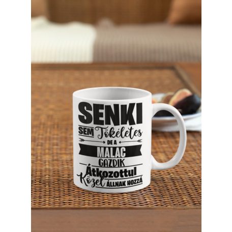 Senki sem tökéletes, de az malac gazdik átkozottul közel állnak hozzá bögre