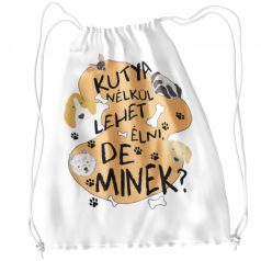 Színes kutya nélkül tornazsák