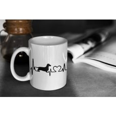 Tacskó heartbeat bögre