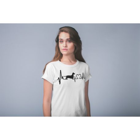 Tacskó heartbeat női póló