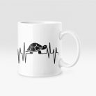 Teknős Heartbeat bögre