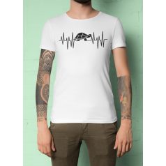 Teknős Heartbeat férfi póló