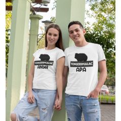 Tengerimalac anya és apa páros póló