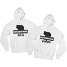 Tengerimalac anya és apa páros pulóver