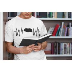 Tengerimalac Heartbeat férfi póló