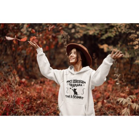 Nincs szükségem terápiára csak a cicámra pulóver