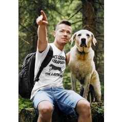 Nincs szükségem terápiára csak a kutyámra férfi póló