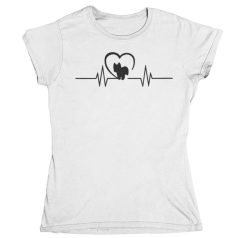 Terrier heartbeat női póló