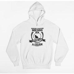 Akkor vagyok boldog, ha velem van a cicám pulóver