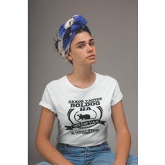 Akkor vagyok boldog, ha velem van a görényem női póló