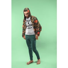 Akkor vagyok boldog, ha velem van a papagájom férfi póló