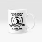 Akkor vagyok boldog, ha velem van a rókám bögre