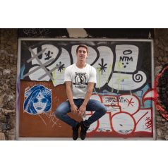 Akkor vagyok boldog, ha velem van a rókám férfi póló