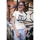 Akkor vagyok boldog, ha velem van a tarantulám női póló