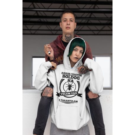 Akkor vagyok boldog, ha velem van a tarantulám pulóver