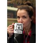 Akkor vagyok boldog, ha velem van a teknősöm bögre