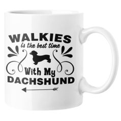 Walkies is the best time with my dachshund bögre