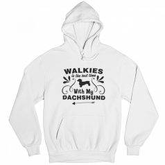 Walkies is the best time with my dachshund pulóver